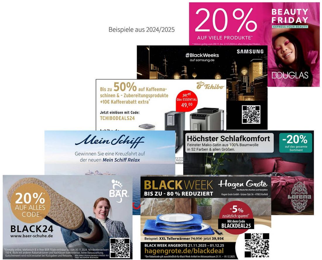Couponbeispiele aus 2024 und 2025